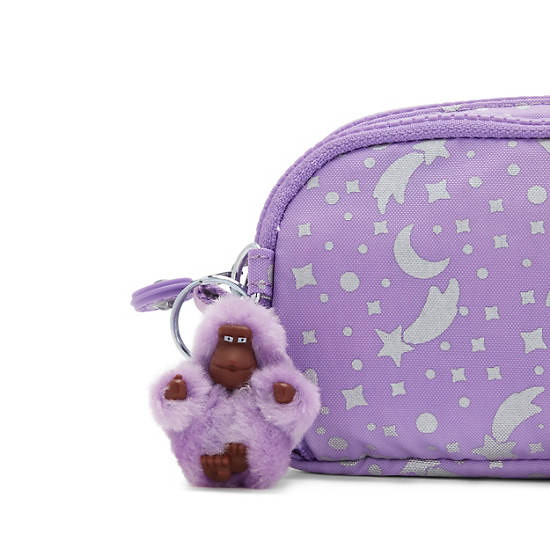 Kipling Gitroy Printed Pencil Case Táska Lila | HU 1910SG